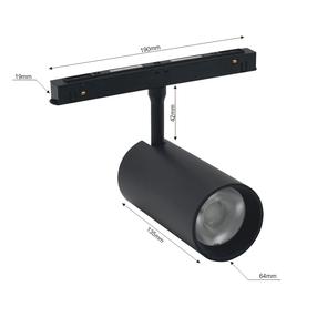 Светильник для рельсовой системы Modoled Magnetic MLP1044M, LED, 3000 - 6000 °К, 1 x 20 Вт, черный цв. / черный цв.