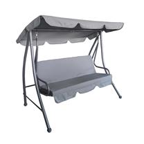 Lauko sūpynės Home4you Mona, pilka sp., 117 cm x 195 cm x 168 cm