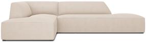Kampinė sofa Micadoni Home Ruby Modular 4 Seats, kreminė sp., kairinė, 273 x 180 cm x 69 cm