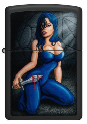 Žiebtuvėlis Zippo Counter Culture 48388, juoda sp.