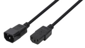 Laidas Logilink IEC C14 / IEC C13 IEC C14, IEC C13, 1.8 m, juoda sp.