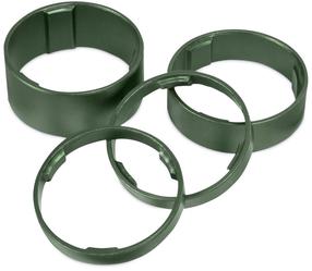 Rezerves daļas velosipēdam RFR Spacer Set 10401, alumīnijs, zaļa krās.