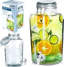 Indas su kraneliu Vilde 139605, stiklas, 8 l