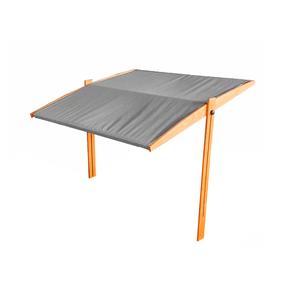 Smilšu kastes pārsegs 4IQ, 120 x 120 cm, pelēka krās., 7 kg
