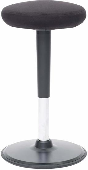 Darbo kėdė Stoo Active Ergonomics Round, 39 x 39 x 57 - 86 cm, juoda sp.