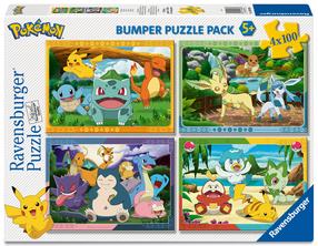 Dėlionė 4in1 Ravensburger Pokémon Characters, 36 cm x 26 cm, 400 vnt.