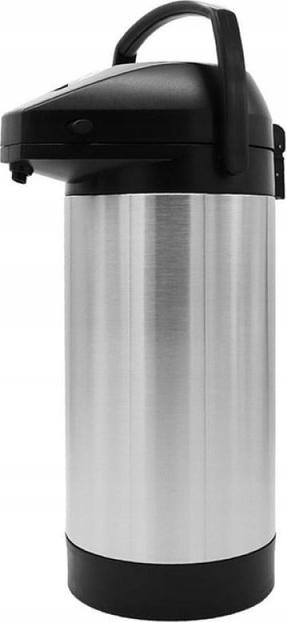 Stalo termosas Moccamaster Airpot, 3.5 l, sidabro sp./juoda sp.