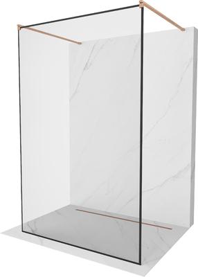 Dušo sienelė Mexen Kioto Walk-in, 110 cm x 200 cm, brushed copper sp./grūdintas
