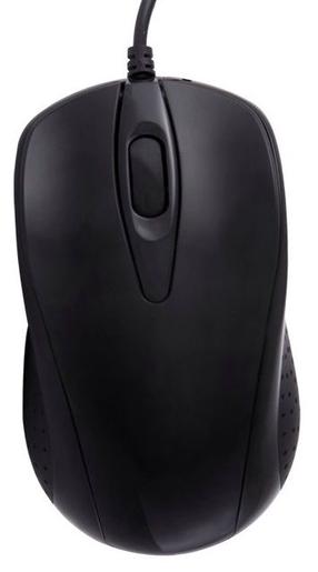 Juhtmega arvutihiir Modecom MC-M4, must v.
