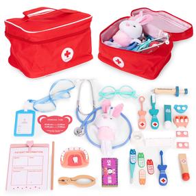 Rotaļlietu ārsta komplekts, - EcoToys, daudzkrāsaina