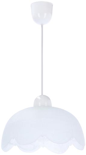 Šviestuvas kabinamas Candellux Lighting Bratek 31-17734, E27, 1 x 60 W, balta sp. / balta sp., 12.5 x 25 cm