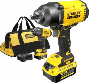 Bezvadu trieciena uzgriežņu atslēga Stanley SFMCF940M1-QW, 20 V, 4000 mAh