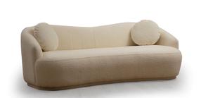 Diivan Hanah Home Ancona 569HLN1135, kreemjasvalge, 98 x 225 cm x 98 cm