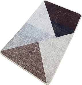 Vonios grindų kilimėlis Foutastic Phell 359CHL5222, ruda sp./smėlio sp., 120 cm x 70 cm