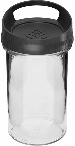 Birių produktų indas Browin 132540, 0.545 l, skaidri sp./juoda sp.