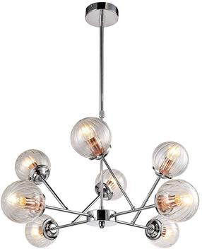 Lampa karināms Candellux Best 38-67289, E14, 8 x 8 W, caurspīdīga krās./hroma krās. / hroma krās., 12 x 12 cm