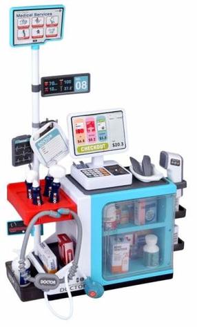 Игровой медицинский набор, - Mini Medical Counter, многоцветный