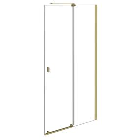 Стенка для душа Besco Vayo, 90 см x 200 см, золотой цв./закаленный