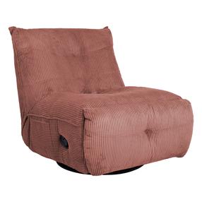 Allalastava seljatoega tugitoolid Home4you Win-Win, roosa v., 95 cm x 80 cm x 90 cm