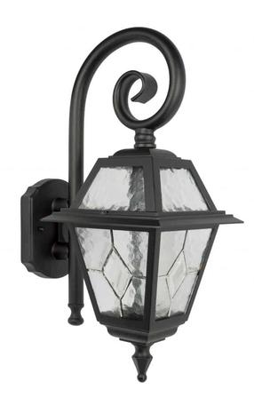 Āra sienas lampa Su-Ma K 3012/1/N, 60W, E27, IP43, melna krās., 19.5 cm x 48.3 cm