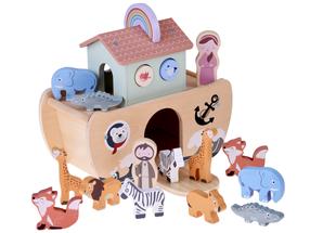 Figūrėlių rinkinys, su priedais Noahs Ark, įvairių spalvų