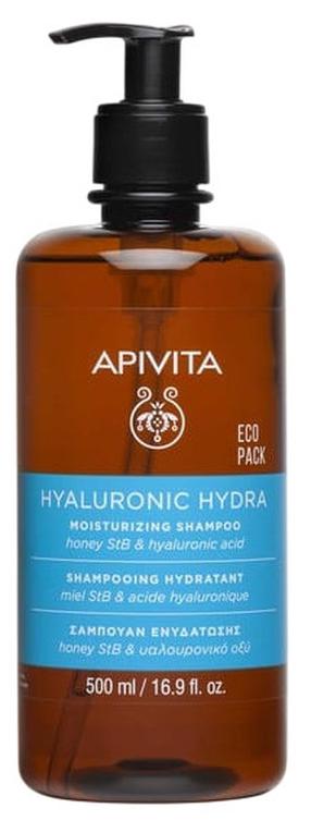 Šampūns Apivita Hyaluronic Hydra With Hyaluronic Acid, Aloe & Honey, 500 ml