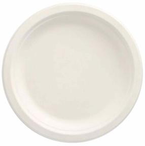 Ühekordne taldrik Pap Star Pure, Ø 18 cm, 12 tk