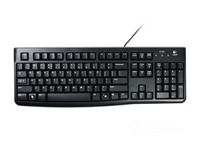 Klaviatūra Logitech K120, EN/LT, juoda