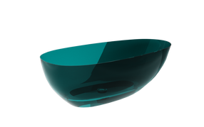 Vanna, brīvi novietots Besco Xara Ocean Breeze, 160 cm x 75 cm x 55 cm, melna krās./zaļa krās.