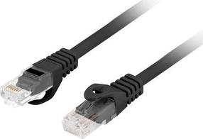 Сетевой кабель Lanberg ATCHCORD KAT.6 UTP LSZH CU AKLAGKSP6000652v RJ-45 Male, RJ-45 Male, 0.5 м, черный цв.