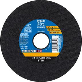 Griešanas disks leņķa slīpmašīnām Pferd PSF, 125 mm x 1.6 mm x 22.23 mm