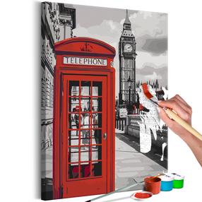 Glezna pēc numuriem Artgeist Telephone Booth MA_0225, 40 x 60 cm