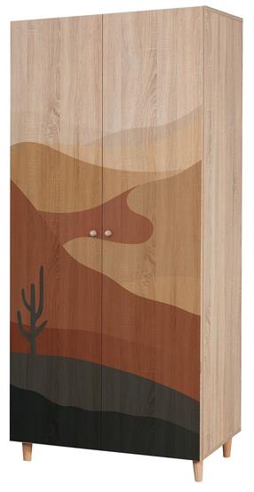 Spinta Kalune Design Lidya 905, ruda sp., 52 cm x 90 cm x 192 cm