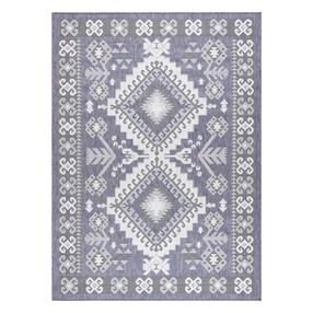 Kilimas vidaus Hakano Vinea Aztec, pilka sp./šviesiai mėlyna sp., 170 cm x 120 cm