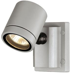 Sieninis lauko šviestuvas SLV Myra, 50W, GU10, IP55, pilka sp., 8 cm x 10.5 cm