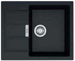 Virtuvinė plautuvė Franke Tectonite® S2D 611-62, tektonitas, 49 cm x 37 cm x 20 cm, juoda