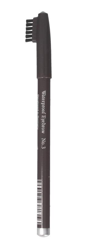 Uzacu zīmulis, ar birsti Mon Ami Waterproof Eyebrow, grafīta krās. 03