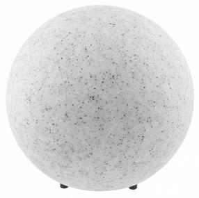 Pastatomas lauko šviestuvas GTV Marmo, 20W, E27, IP65, balta sp., 38 cm x 35 cm