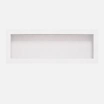Židinio grotelės Hearth x 49 cm x 17 cm, plienas, balta sp.