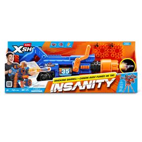 Žaislinis šautuvas su kulkomis XSHOT Insanity 36823 Mėlyna sp./Oranžinė sp.