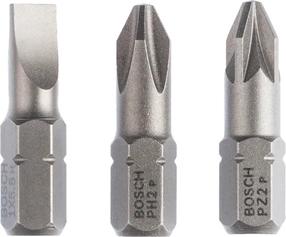 Набор битов для отверток Bosch, PZ2, 25 мм