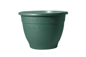 Lillepott Plasticotto, plastik, Ø 22 cm, roheline v.