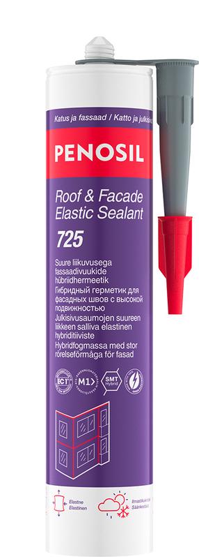 Герметик Penosil Roof & Facade 725, 0.290 л, серый цв.