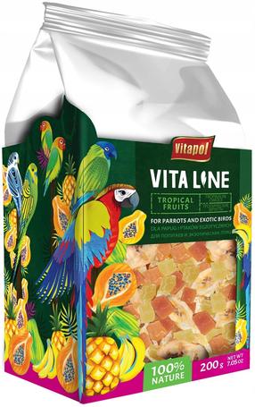 Sausas maistas Vitapol Vitaline, didelėms papūgoms, 0.2 kg x 4