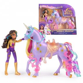 Кукла с аксессуарами Spin Master Unicorn Academy Sophia & Wildstar, 11 см, многоцветный