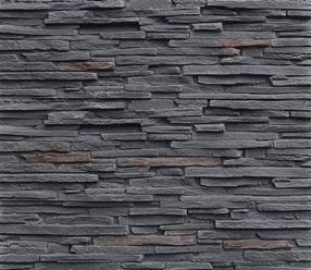Декоративный камень Stone Master Mesto Grafit Grey, 595 мм x 195 мм x 20 мм, 6 шт.