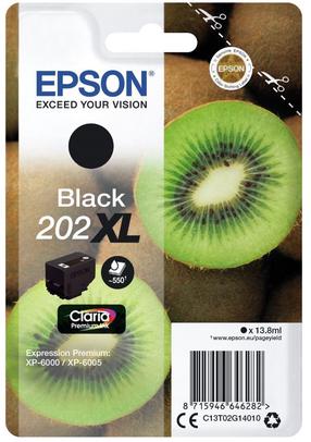 Spausdintuvo kasetė Epson 202XL C13T02G14010, juoda