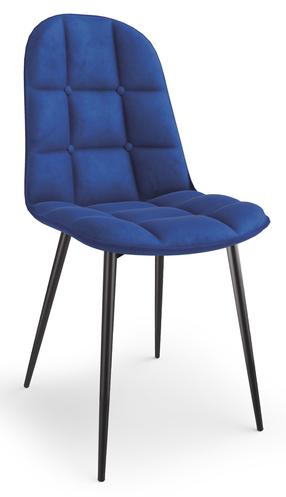 Söögitoa tool Metal Chairs K417, sinine v./must v., 56 cm x 44 cm x 87 cm
