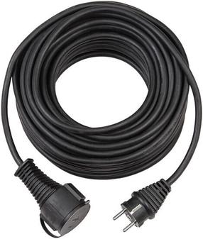 Buitinis ilgintuvas Brennenstuhl Cable H05RR-F 3G1.5, 10 m, 1 lizdo, juoda sp.