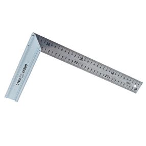 Stūra lineāls Okko GWS-35D, 350 mm, alumīnijs/nerūsējošais tērauds, 90 °